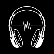 Ilustracao De Fones De Ouvido In 2020 Headphones Drawing Cartoon Styles Music Stickers Sound waves at cosmic background. headphones drawing cartoon styles