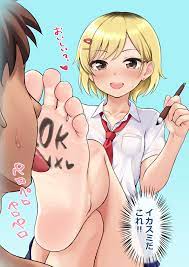 Licking Reina's foot clean [OC] : rAnimeFeets