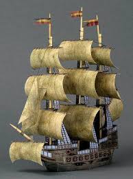 Free Ghost Ship Papercraft Maquetas De Barcos Barcos De Madera Maquetas De Papel