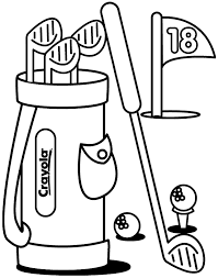 Coloring Activity Pages Golf Coloring Page Golf Quilt Sports Coloring Pages Coloring Pages
