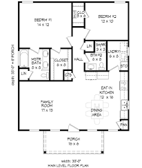 House Plan 940 00088 Narrow Lot Plan 1 050 Square Feet 2 Bedrooms 2 Bathrooms Bedroom House Plans Floor Plans Small House Floor Plans