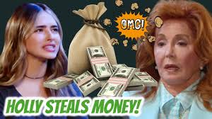Holly steals from Maggie to pay off Doug's debt in Days of Our Lives