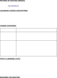 Qms 102 Lecture Notes Fall 2012 Ryerson University