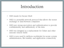 Terminal emulator and ssh and sftp client. Ssh An Internet Protocol By Anja Kastl Is World Wide Web Standards Ppt Download