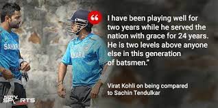 Twitter Sachin Tendulkar Virat Kohli 24 Years