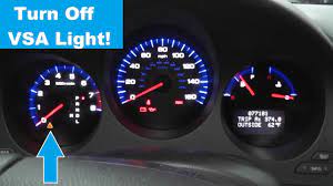 How To Turn Off Vsa Light For Good Turn Off Vsa Acura Honda Youtube