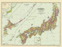 Japan korea shows korea pre war division along 38th parallel 1952 old map. Jungle Maps Map Of Japan Old