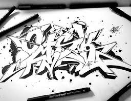 Gambar hitam dan putih kayu tekstur dinding koran pola. Graffiti Kertas Hitam Putih