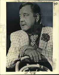 1974 Press Photo Jackie Gleason, actor, at Barcheros VIV