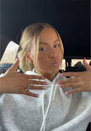 Valentine's Inspired Red Chrome French Tip Nails