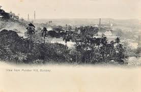 From Malabar Hill Bombay, 1900 Postcard ...