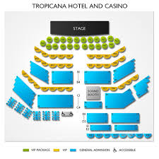 68 Meticulous Tropicana Theater Las Vegas Seating Chart