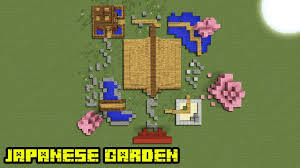 Minecraft Tutorial How To Make A Japanese Garden Japanese Garden Minecraft Garden Minecraft Tutorial