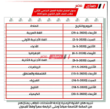مذكرة الخلاصة في اللغة العربية للصف الثالث الثانوى اسئلة و تدريبات النحو والادب و النصوص للثانوية العامة المتوقعة فى امتحانات أون لاين. Ø¬Ø¯ÙˆÙ„ Ø§Ù…ØªØ­Ø§Ù† Ø§Ù„ØµÙ Ø§Ù„Ø£ÙˆÙ„ Ø§Ù„Ø«Ø§Ù†ÙˆÙŠ Ø§Ù„ØªØ±Ù… Ø§Ù„Ø«Ø§Ù†ÙŠ 2020 ÙˆØ²Ø§Ø±Ø© Ø§Ù„ØªØ±Ø¨ÙŠØ© ÙˆØ§Ù„ØªØ¹Ù„ÙŠÙ… ØµØ¨Ø§Ø­ Ù…ØµØ±