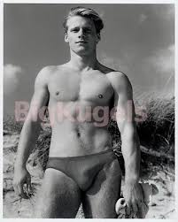 I don't know if i can let my kids play this game. 1960s 8x10 Champion Male Jim Stryker Outdoor Hot Blond Bikini Muscle Beefcake Ebay