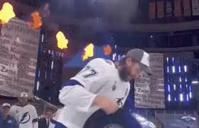 Those fans, despite paying lots and lots of money for tickets, can't wear an opposing team's jersey or rock their colors. Tampa Bay Lightning Gifs Tenor