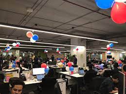 The interiors have been aesthetically designed keeping in mind the makemytrip. Vikalp Sahni On Twitter So We All Are Here Together Goibibo Makemytrip At Bangalore Tech And Product Office Energy All Around Https T Co Pnqsu6tbsu Twitter