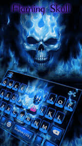 живые обои для Android скачать бесплатно и без регистрации Flaming Skull Kika Keyboard Download From Our Apps Store Androidworldstore Application Android Live Wallpapers App Play