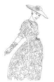 These vintage fashion coloring pages are inspired by the art nouveau period and coloring them will make you feel like a real fashion designer. Vogue Wants You To Start Coloring Again Fashion Coloring Book Fashion Coloring Pages Coloring Pages Fashion