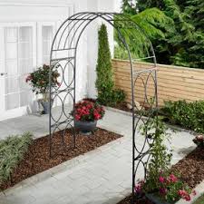 Coral Coast Halstead Wood Garden Arbor Walmart Com Garden Arch Trellis Pergola Garden Garden In The Woods