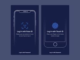 Touch Id Face Id Login Face Id Face Login Design