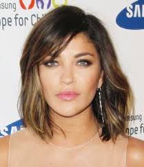 Chesnut haarschnitt für quadratische gesichter mit pony. Blonder Bob Mit Pony