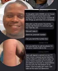 Before I left, her mom threw $200