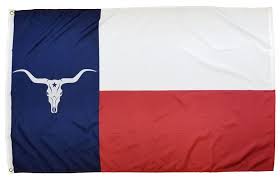 The texas longhorn is a breed of cattle known for its characteristic horns, which can extend to over 100 inches (2.54 m) tip to tip for cows and bulls. Texas Longhorn Skull 3x5 Flag I Americas Flags