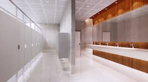 Commercial bathrooms have come a long way from being merely utilitarian to now incorporating commercial bathroom design and trends that have a sense of style and pride within a facility. Commercial Restrooms 101 Dovetail Interior Design Lexington Ky