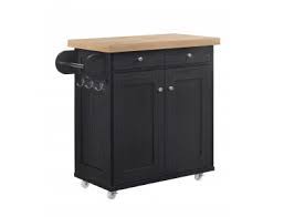 Get free shipping on qualified wheels kitchen islands or buy online pick up in store today in the furniture department. Carcassonne Black Kitchen Island Trolley With Wheels 19ld651