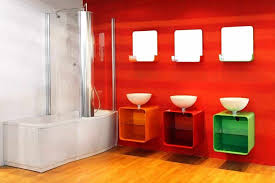 White gloss bathroom floor tiles 2021. 40 Multi Colored Bathroom Ideas Photos Home Stratosphere