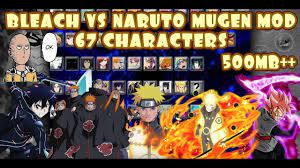 Bleach vs naruto is 2d fighting game for android. Bleach Vs Naruto Mugen Mod 67 Characters Android 500mb Download Naruto Mugen Naruto Naruto Games