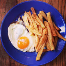 œuf Sur Le Plat Frites Recettes De Cuisine Cuisine Oeuf Au Plat