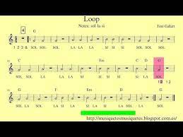 Loop Melodia Facil Con Audio Notas Sol La Si Flauta Violin Oboe Trombon Youtube En 2020 Flauta Partitura Flauta Melodias