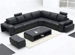 Meridian 655 ferrara sofa in black, bonded leather $1,373.55 j&m davos sofa in white, leather $1,659.57 vig estro salotti foster sofa loveseat and chair set 3 pcs in brown, italian leather $9,615.29 Modern Black Leather Sectional Set Tos Fy560 3 Leather Corner Sofa Sectional Sofa Modern Leather Sectional Sofas