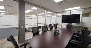 Glass Office Walls And Solid