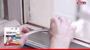 Tesamoll Gummidichtung Fur Fenster Und Turen Weiss Classic P Profil Youtube