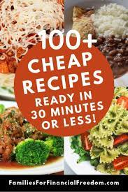 101 Cheap Meals For When Money Is Tight Large Family Meals Cheap Meals Frugal Meals