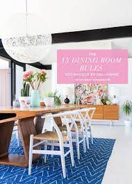 Dining Room Rules Emily Henderson Inexpensive Dining Room Set Dining Room Art Dining Room Decor