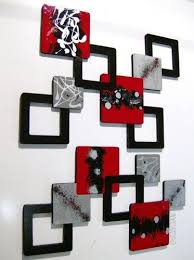 Art Ideas Red Wall Decor Living Room Red Wooden Wall Hangings