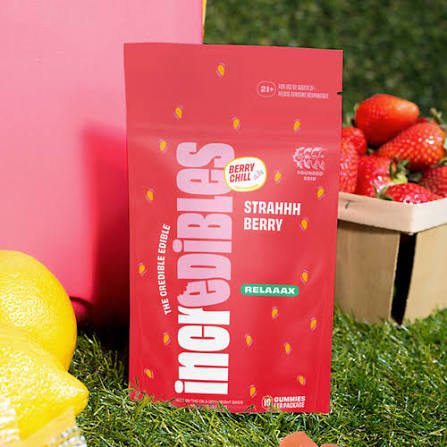incredibles Strahhhberry THC Gummies - Strawberry Edibles