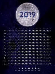 2019 Moon Phase Calendar When Is The Next Full Moon Moon
