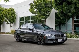 Mineral Gray Metallic Bmw F30 335i With Aftermarket Carbon Graphite Wheels Bmw Bmw Cars Bmw 3 Series