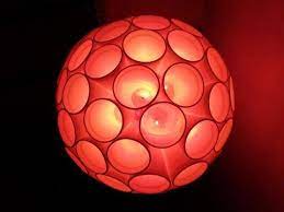 Best Diy Home Decor Light Ball Using Thermocol Glasses Hometalk Ball Lights Diwali Decorations At Home How To Make Light