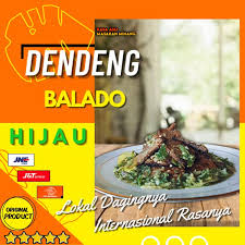 Menumis daging sapi iris bersama ragam bahan bumbu dendeng ragi serundeng daging sapi (di. Dendeng Lado Hijau 200gr ð'ðžð§ððšð§ð  ð˜ðžð­ Makanan Siap Saji