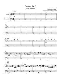 If you cannot find the free canon in d violin sheet music you are looking for, try requesting it on the sheet music forum. Canon In D Violin Cello Duet By Johann Pachelbel 1653 1706 Digital Sheet Music For Individual Part Score Set Of Parts Download Print S0 301505 Sheet Music Plus
