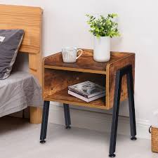 Maybe you would like to learn more about one of these? Industrial Nightstand End Table Stackable Side Table Night Stands For Bedrooms Cabinet For Storage Sofa Bed Side Table For Small Spaces Wook Look Accent Furnitu Side Tables Bedroom Vintage Side Table