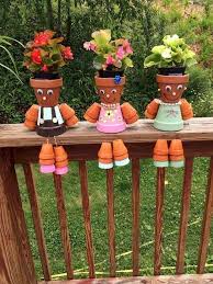 Amei Gardening Ideas Garden Crafts Diy Clay Flower Pots Painted Flower Pots