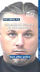 CHAINSAW ATTACK AT ICE PROTEST