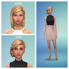 More subtle-ish townie makeovers! (No plastic surgery, only adjustments to  hair, makeup, and clothes) : r/thesims